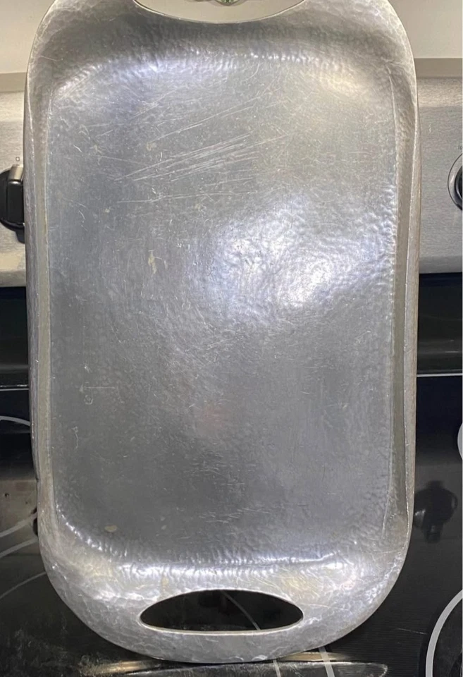 RARE LIBERTY & CO TUDRIC PEWTER TRAY #0309 ARTS & CRAFTS ARCHIBALD KNOX 18" - Image 3 of 4