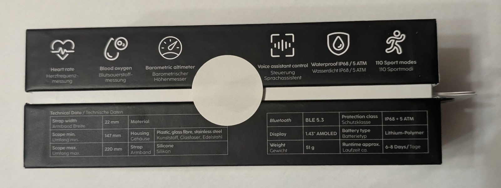 NUOVO & IMBALLO ORIGINALE: Hama SmartWatch 9000 (mai aperto e sigillato) foto 3
