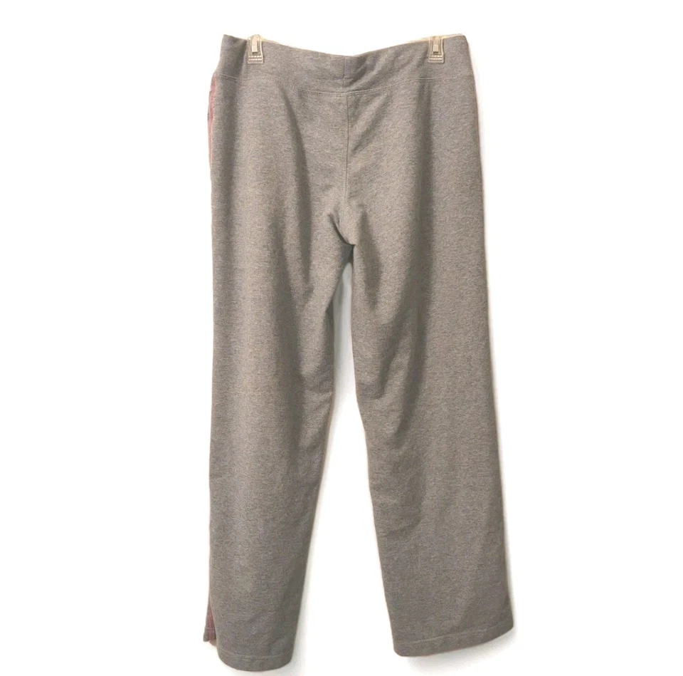 Leggings Danskin AHORA Gris Jaspeado Rosa Acento ELASTIZADOS Pierna Recta Talla M 8-10 Foto 4 de 4