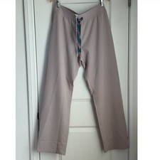 Figs Livingston High Waisted Straight Leg Scrub Pant in Slate, Size Large Tall