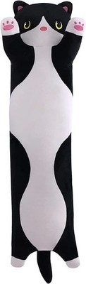 Cute Cat Body Pillow - Long Plush Toy Gift for Kids  Girlfriend 90CM