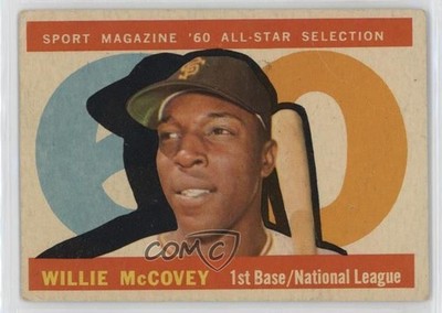 1960 Topps High # Willie McCovey #554 Rookie RC HOF 2v5