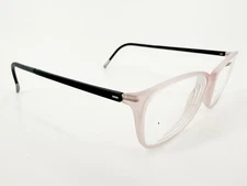 Silhouette SPX 1563 Eyeglasses FRAMES 6110 Pink 53[]14-130 Gray Cat Eye L430