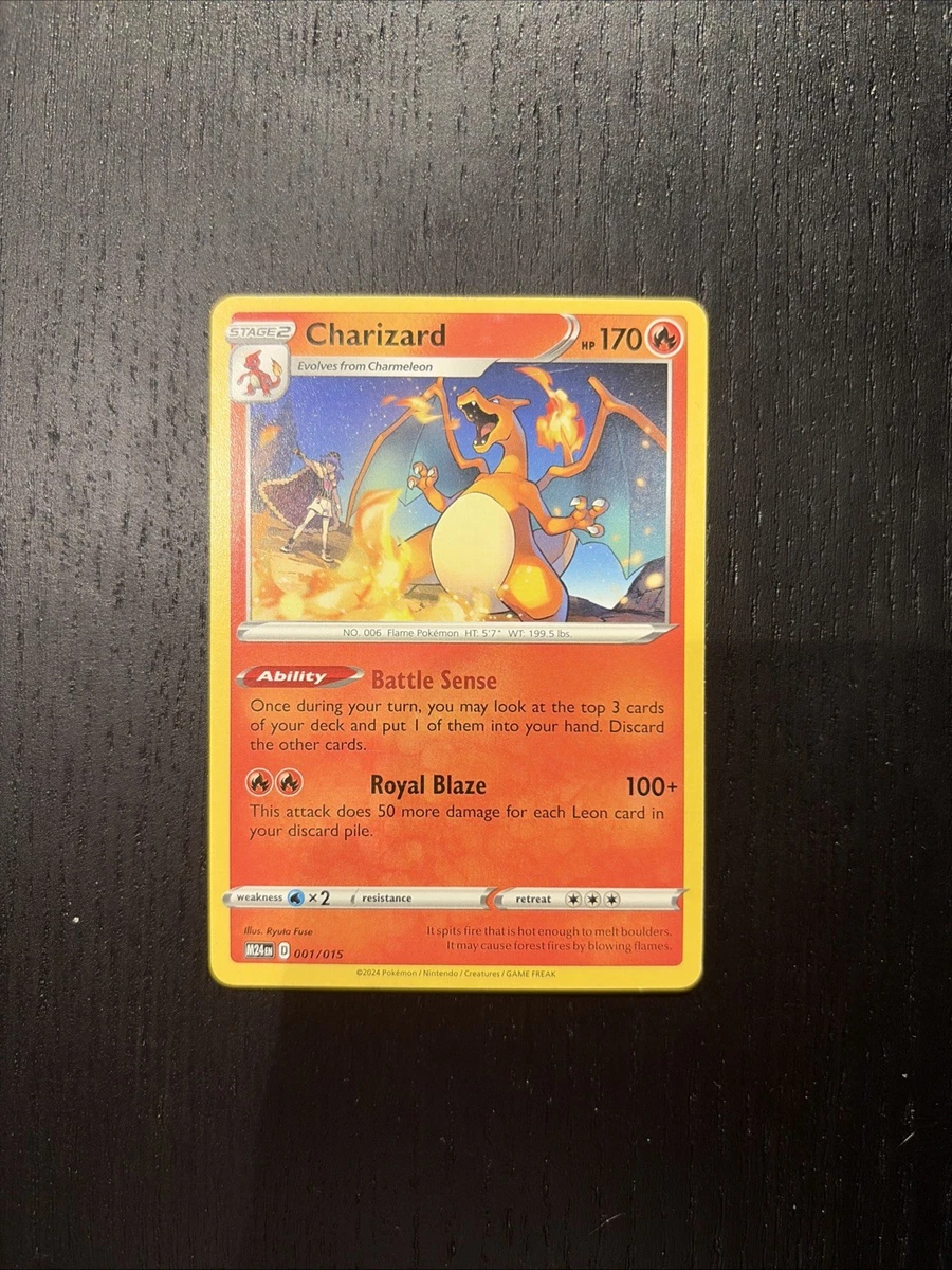 charizard pokemon card 001 015 value Charizard - McDonald's Collection 2024 (M24EN) Pokmon card 001/015
