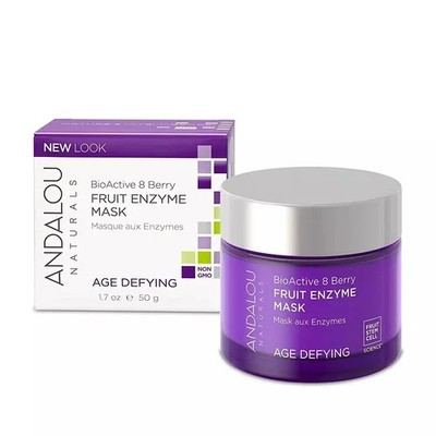 4x Andalou Enzyme Mask Masque Berry Fruit Stem Cells Age Defying BioActive 1.7oz