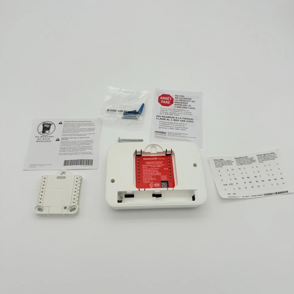 Honeywell Home RTH7560E T5 7-Day Programmable Thermostat Backlit Digital White - Image 2 of 4