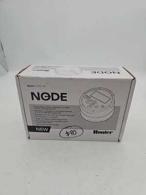 Hunter Node-100 Single Zone 9V Battery Operated Controller With Solenoid New