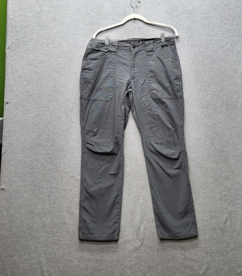Wrangler Women Pants 12 SHORT Gray ATG Utility Button Zipper 29'' Inseam