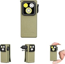 Olight Oclip Ultra 530 Lumen USB-C Rechargeable Clip On Flashlight - Olive Green