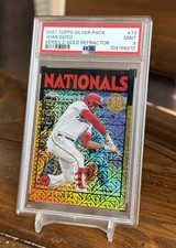 1985 Juan Soto Gold Refractor /50 Topps 2021 Topps Silver Pack PSA 9 POP 1