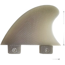 CON per FCS Knubster aletta centrale chiglia B5 10,2 8 cm pinna fibra di vetro t