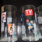TV Guide Memorabilia Plastic Cups Tumblers Set of 4 1950-1990 Covers decades — photo 2