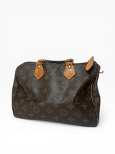 Louis Vuitton Speedy Reisetasche 25 Braun Canvas