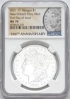 2021 O SILVER MORGAN DOLLAR NEW ORLEANS PRIVY MARK FIRST DAY OF ISSUE NGC MS70