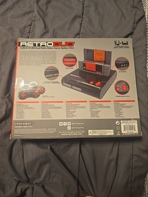 Retro-Bit retro Duo Red & Black Console NES SNES Tested And Working 