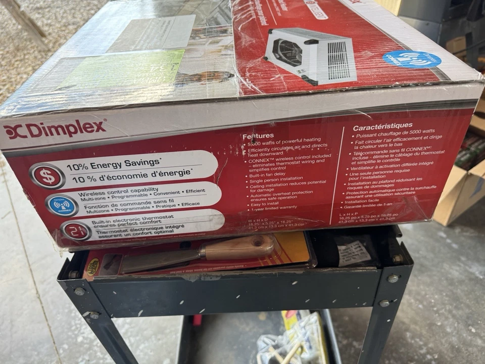 Dimplex Deckenhalterung 5000W Elektroheizung mit Fernbedienung RCH5031CXWMODF - Bild 2 von 4