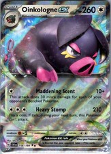 Oinkologne ex 158/198 Double Rare Scarlet & Violet Pokemon Holo Near Mint
