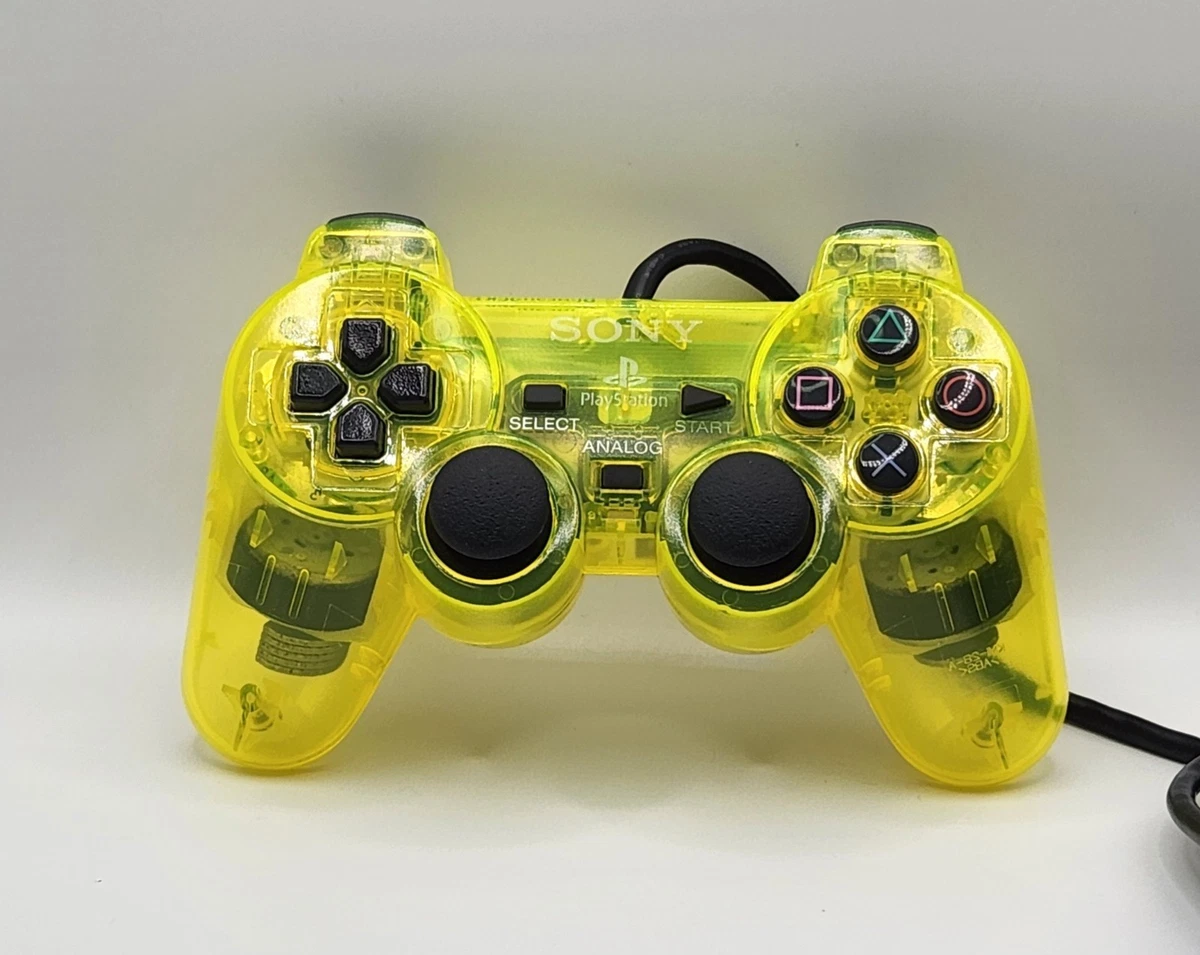 Yellow Wired Controllers for Sony PlayStation 2 for sale | eBay