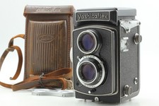 Near MINT w/Case Yashicaflex AII TLR 6X6 Film Camera 80mm f3.5 From JAPAN