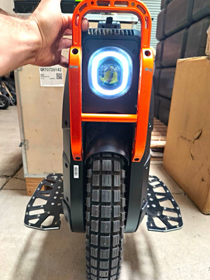 InMotion V13 Challenger Black/Orange Electric Unicycle