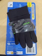 Head Touchscreen ultrafit Gloves Sensatec Stretch Fleece Black Kids