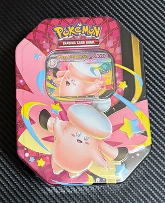 Pokemon TCG Mega Moonlit Tin Mega Clefable ex Sealed 4 Packs