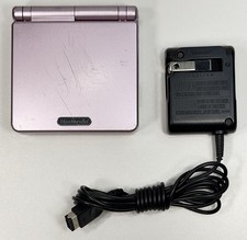 Nintendo Game Boy Advance SP AGS-101 Handheld System - Pearl Pink