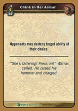 Chink in Her Armor Onyxia's Lair World of Warcraft Lightly Played