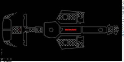 DuraEVA Boat flooring 2010 Sea Doo 210 Challenger pattern design fee