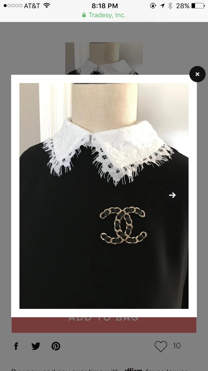 CHANEL Silver Fashion Brooches for sale | eBay