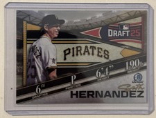 2025 Bowman Draft Chrome Baseball Seth Hernandez Draft Night Base Insert