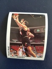 Rony Seikaly Miami Heat 1994 American Pro Service Line Modena Sticker