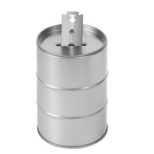 Safety Razor Blade Disposal Container Box, Metal Razor Disposal Case Safe Bank f