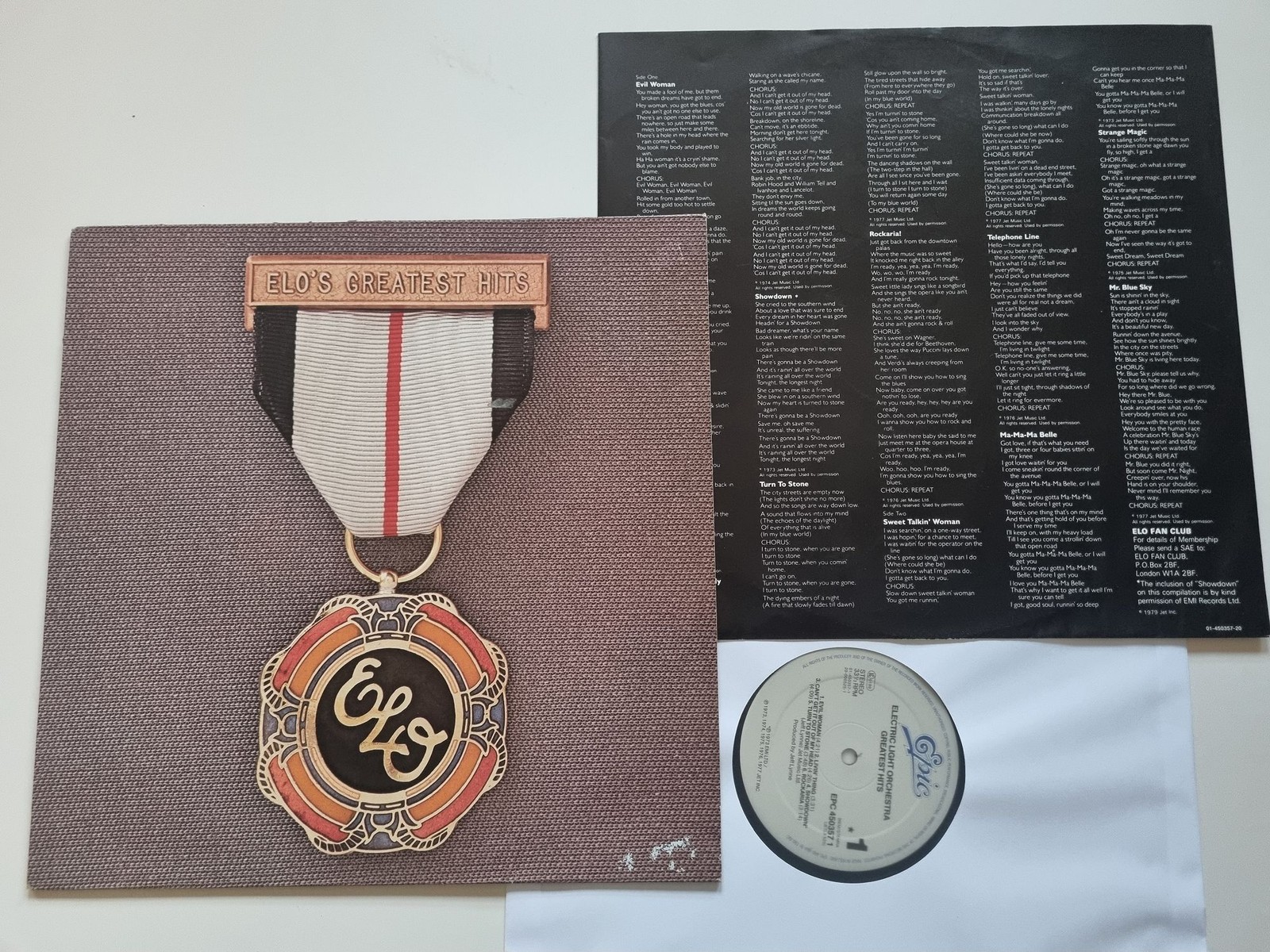 Electric Light Orchestra - ELO's Greatest Hits LP/ Mr. Blue Sky/ Livin' Thing