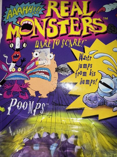 AAHH REAL MONSTERS, POOMPS, 1995, NIB,, MATTEL RARE VINTAGE ACTIONFIGUR NEU - Bild 2 von 7