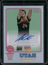 2024-25 Topps Chrome - 1973 Topps Autographs Refractor #73TA-WK Walker Kessler