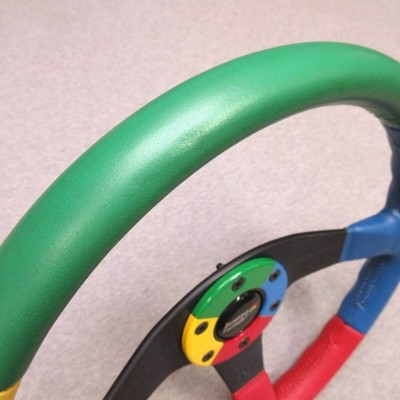 MOMO Benetton Formula 1 Steering Wheel 350mm 92 4-Color Leather