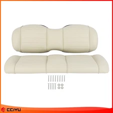 White Golf Cart Rear Cushion Set Fits E-Z-GO Club Car Fit FOR YAMAHA