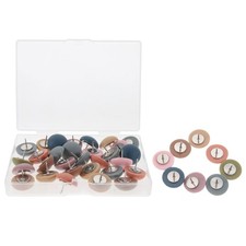  30 Pcs Pin Boards for Offices Notice Bulletin Pushpin Round Pushpins