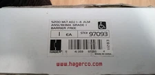 HAGER Commercial Door Closer  5200 MLT ADJ 1-4 ALM STOCK# 97093