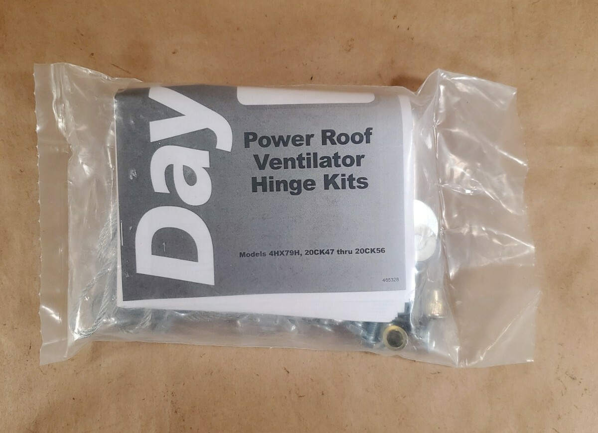 Dayton Hinge Kit 4HX79H for Centrifugal Upblast & Downblast Ventilators