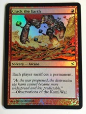 MTG Crack the Earth Foil (LP) Betrayers of Kamigawa