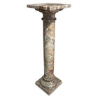 Column Stylized Marble Salome Marble Classic Column Sculpure Design H.100cm
