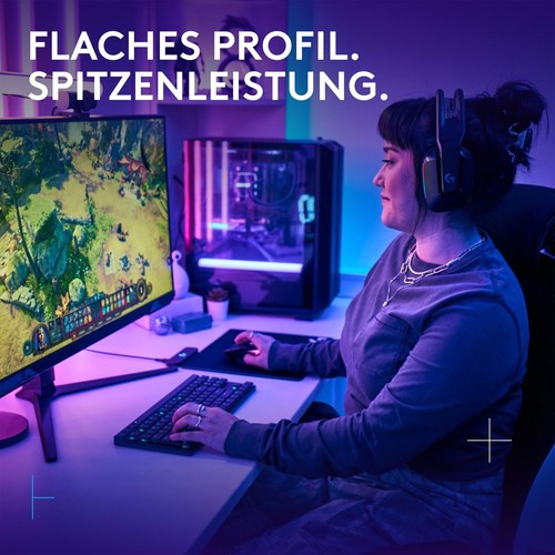 Logitech G515 LIGHTSPEED TKL Schwarz Gaming-Tastatur Keyboard Mechanisch - Bild 5 von 11