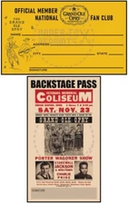 GRAND OLE OPRY FAN CLUB MEMBERSHIP CARD - VINTAGE FANTASY