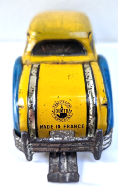 Voiture Va-et-vient Joustra – Année 1955 – Jouet Ancien En Tôle – France