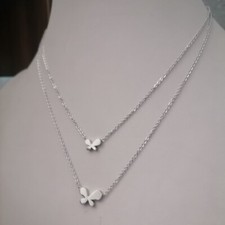 Fashion Multilayer chain Stainless Steel Pendant Necklace For Women Gifts