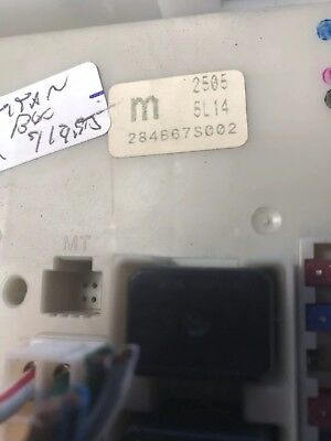 04-07 NISSAN TITAN ARMADA BODY CONTROL MODULE FUSE BOX 284B6 04-07 NISSAN TITAN ARMADA BODY CONTROL MODULE FUSE BOX 284B6