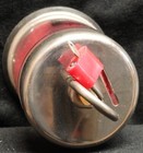 Vintage 1973 MIDLAND NATIONAL Billings Montana Bower Mfg Coin Bank with Lock Key — photo 3