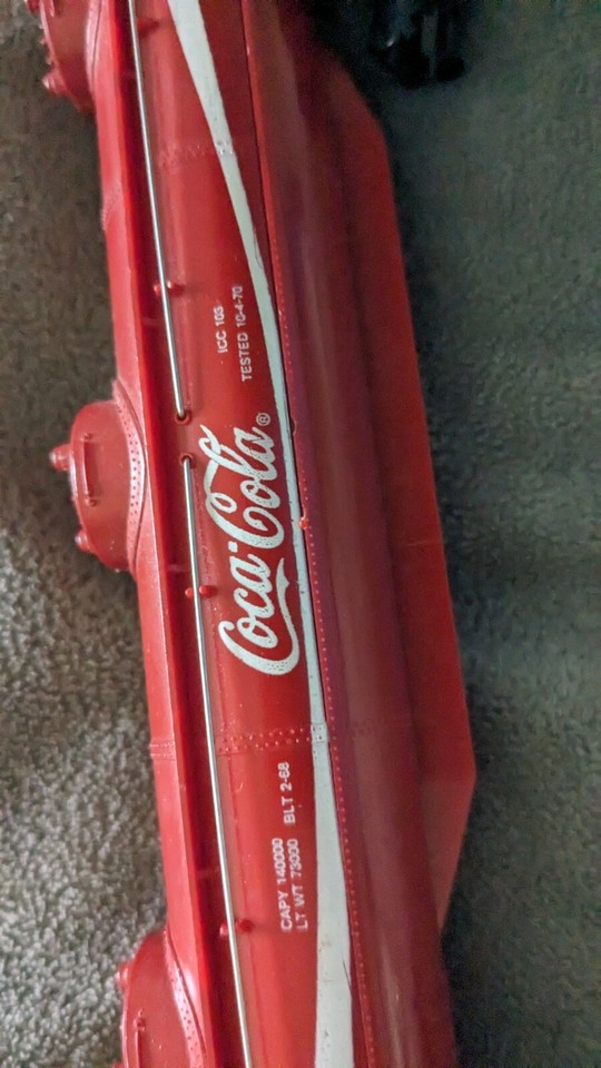 Tyco HO Scale Coke GATX Three Dome Tanker Train Car CocaCola eBay